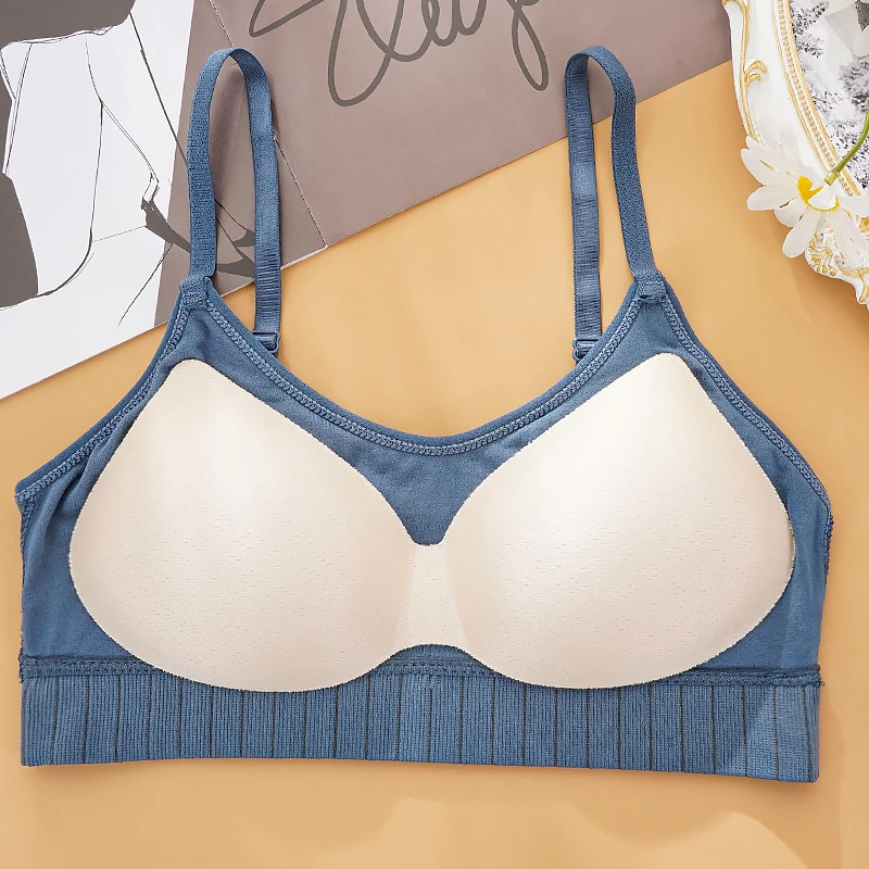 Damen Gerippter Strick-Bralett – Bralette Wireless Soft Bewertung und Preis