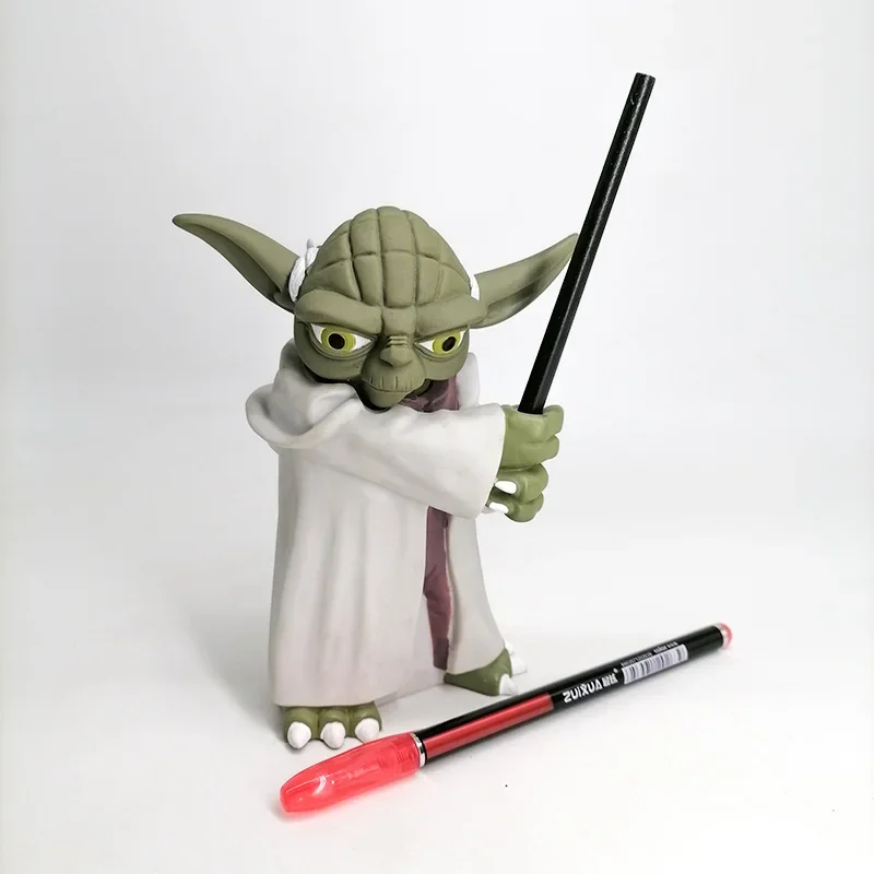 Hasbro Star Wars Action Figure Genuine Doll Yoda Master Model Toy Collection Pen Holder Children Gifts Table Decoration