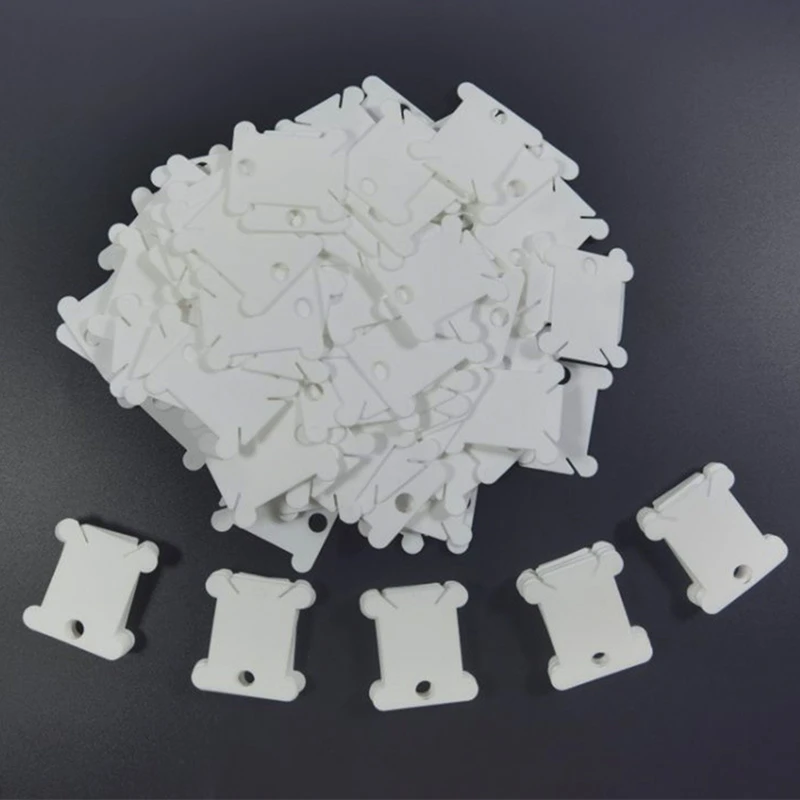300Pcs Embroidery Floss Bobbin, Embroidery Floss Organizer,Plastic Embroidery Thread Card For Thread Holder Sewing