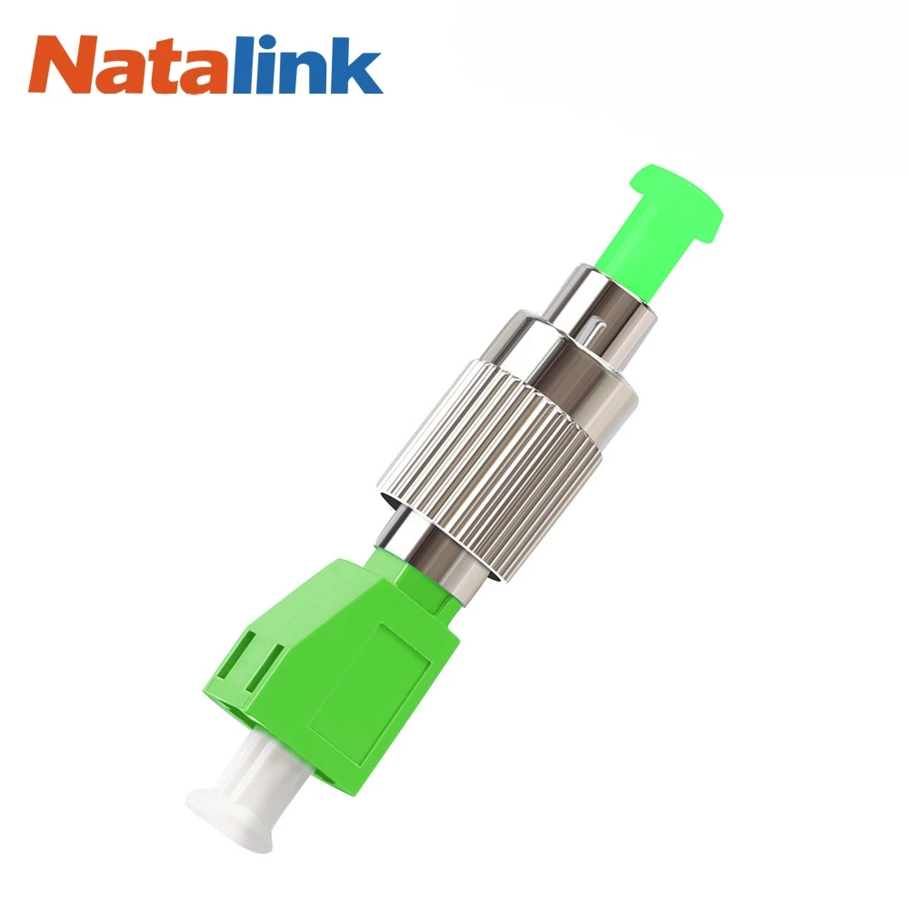 Natalink FC/APC Male to LC /APC Female Adapter Simplex Hybrid Optical Fiber Connector for Visual Fault Optical Locator Jumpers