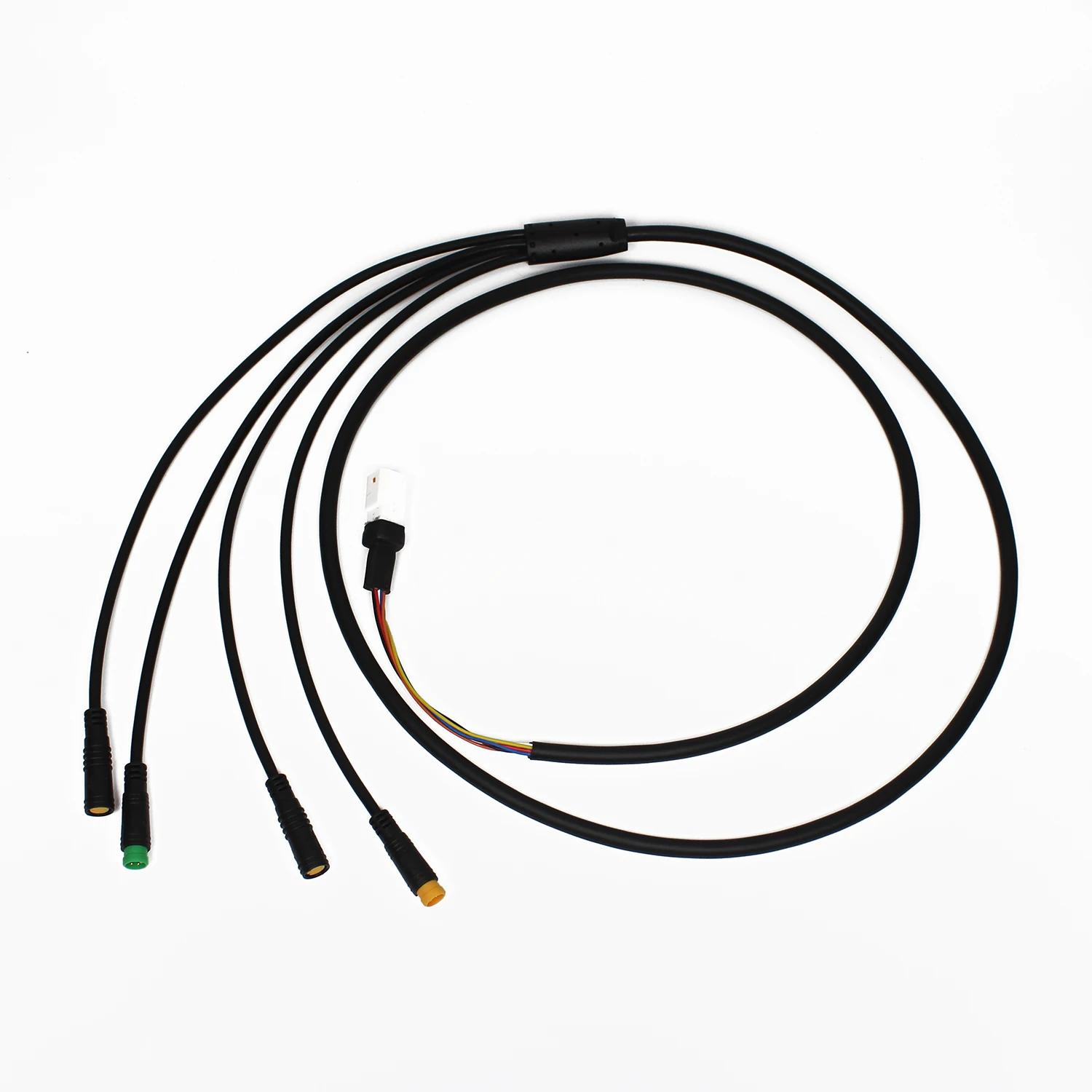 

For BAFANG G330 M400 M620 G510 MID Motor Kit 1T4 Waterproof Cable 3pin female x2 Brake 3pin Male's Throttle 5pin Male Display