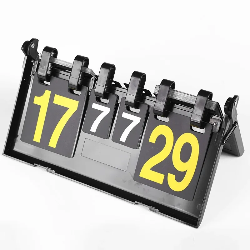 Sport Table Tennis Scoreboard Basketball Football Volleyball 4-Digit Score Board Easy Safety Exercise Accessories