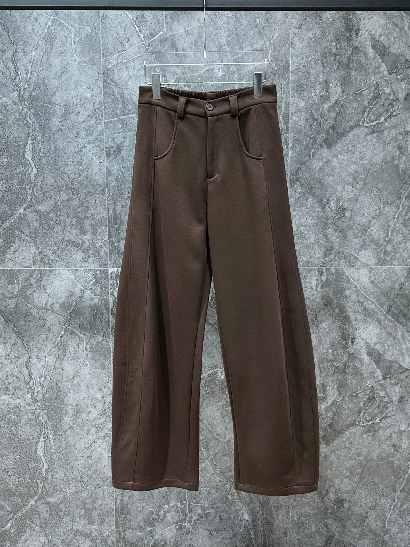 

Повседневные мужские брюки в стиле High Street Fashion с широкими штанинами, асимметричные, свободного кроя, из полиэфирного волокна, молодежные, модные, в стиле Knierboer