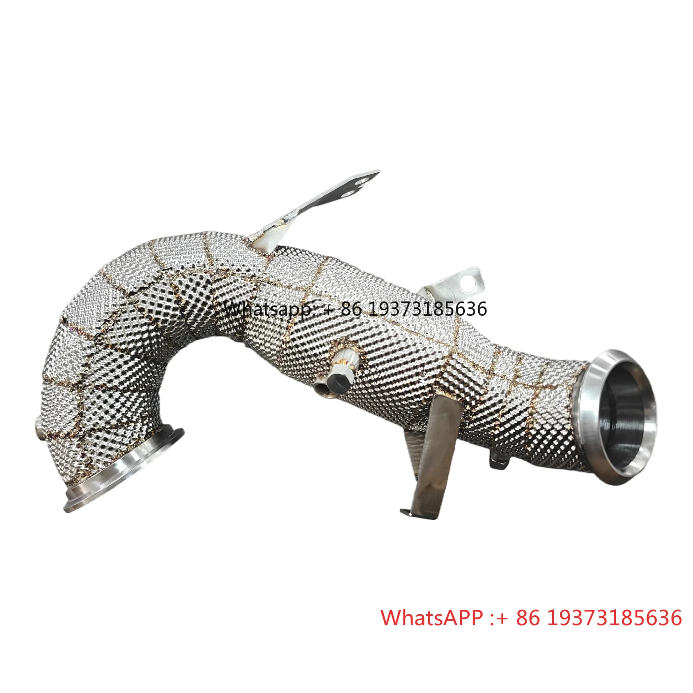 AKS Catted Heatshield Racing Downpipe for Mercedes-Benz A45 A45S AMG W177 M139 2.0T 2019+ Downpipe