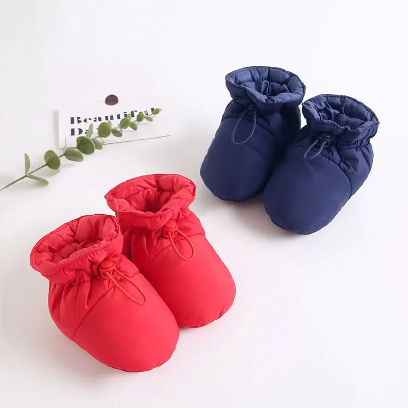 0-12M  Boots for Newborn Baby Girl Snow Boots Winter Thermal Shoes Plush Ankle Boots Winter Baby Boys and Girls Thermal Shoes