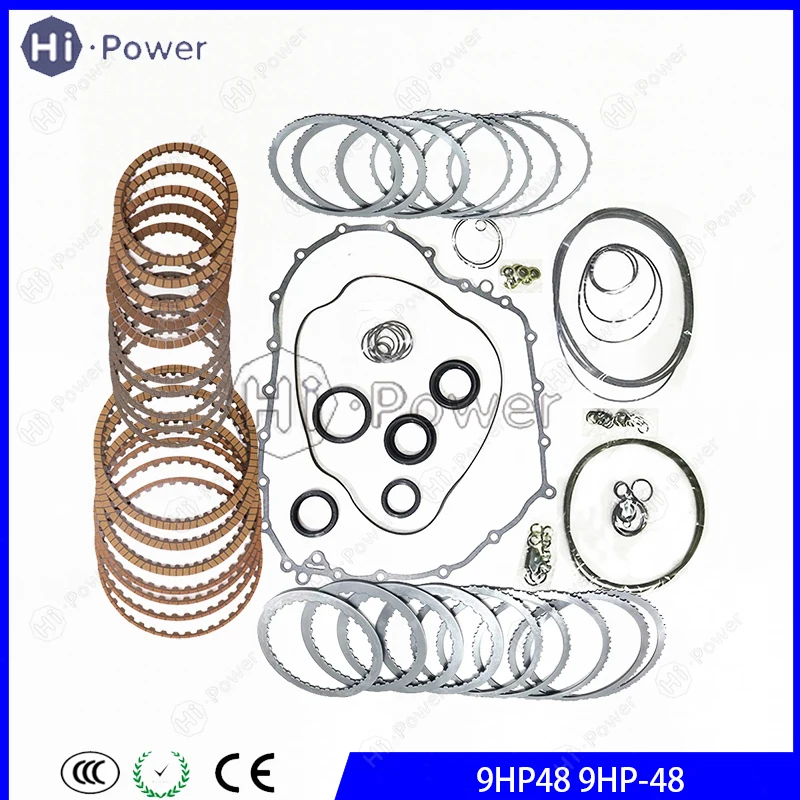 9HP48 9HP-48 Auto Transmission Master Overhaul Kit Friction Steel Plate For Land Rover Jeep Gearbox Clutch Disc Repair Kit