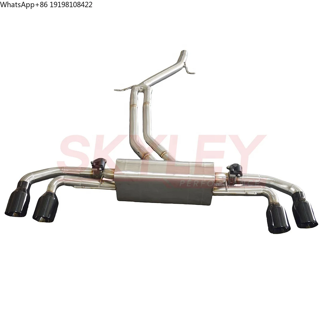 

Спортивный выхлопной глушитель Factory Racing для Porsche Cayenne E3 9YA 9Y0 3.0T с дистанционным управлением, из нержавеющей стали, система Catback