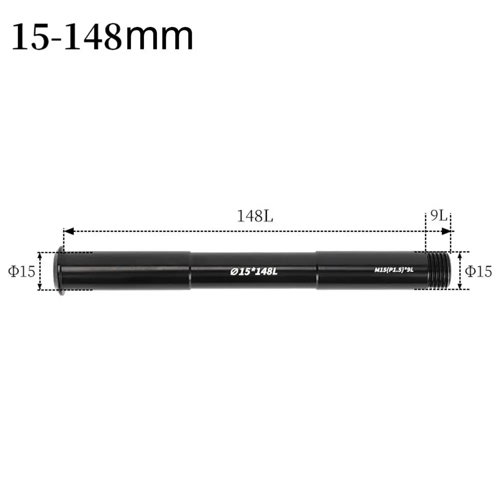 Mountain Bicycle Thru Axles Crafted from Aluminum Alloy Designed to Fit Standard 15mm Fork Dimensions Efficiently