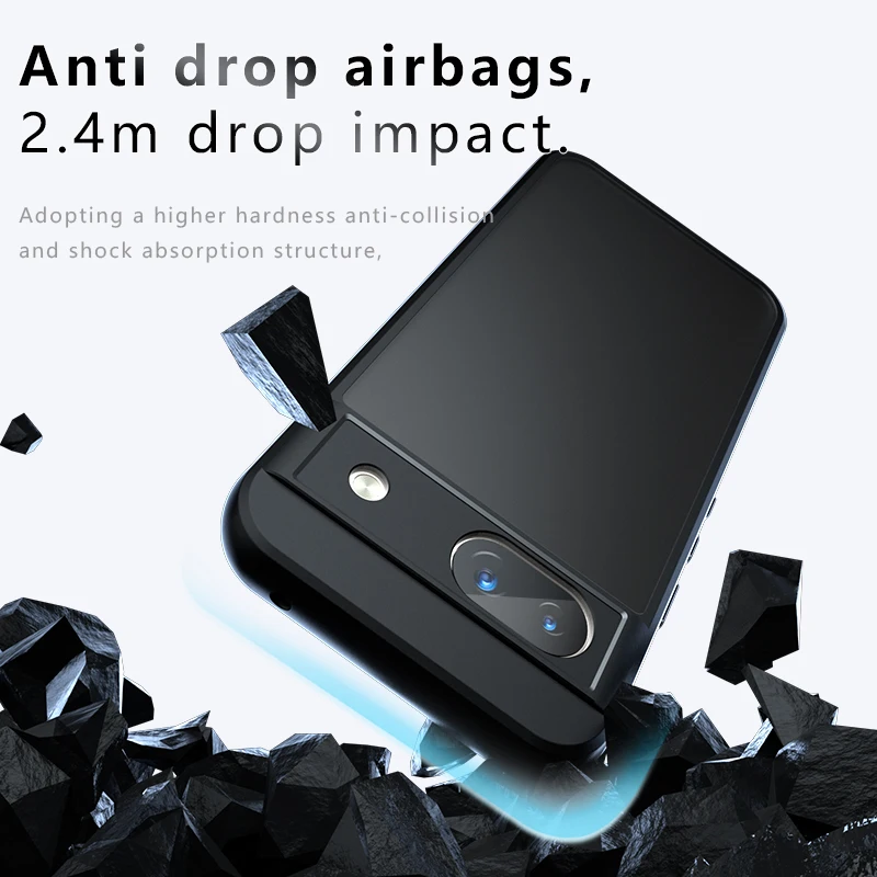 Skin Sensation Airbag Anti Drop Case Cover for Google Pixel 8A Mircropyle Back Case Cover Google Pixel 9 Pro Fundas Pixel 8 Pro