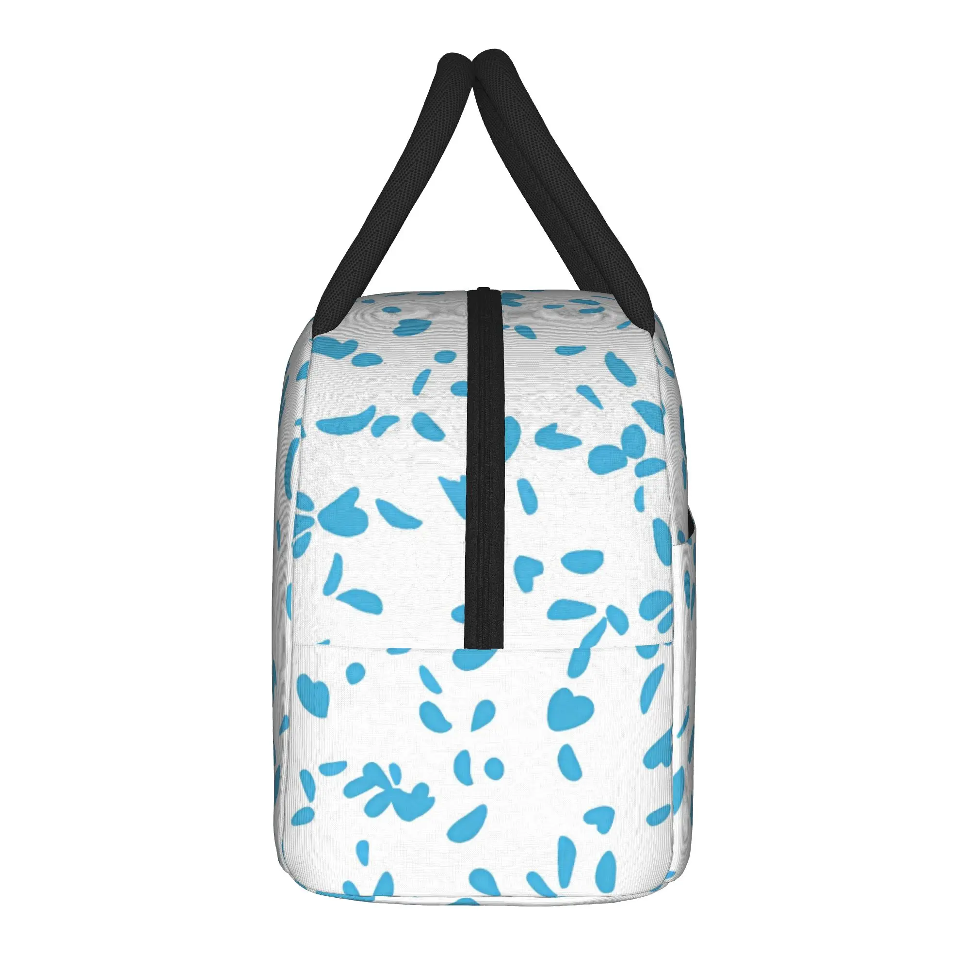 Cute Floral Printed Lunch Bag  Travel Lunch Box For Child Casual Print Thermal Tote Handbags Oxford Portable Cooler Bag