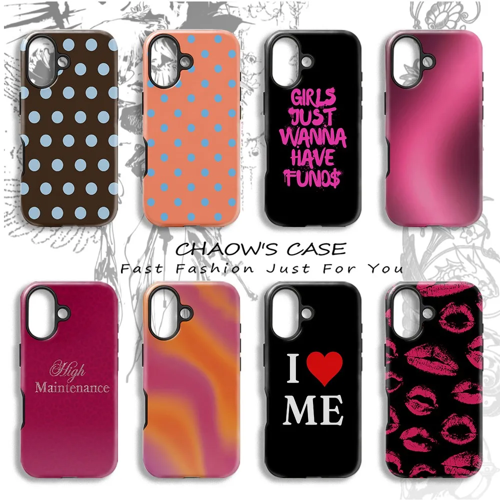 Heart Statement Phone Case for Samsung Galaxy S20 S23 S24 S25 S26 FE Plus Ultra Edge 4G 5G Luxury Double-layer Cover
