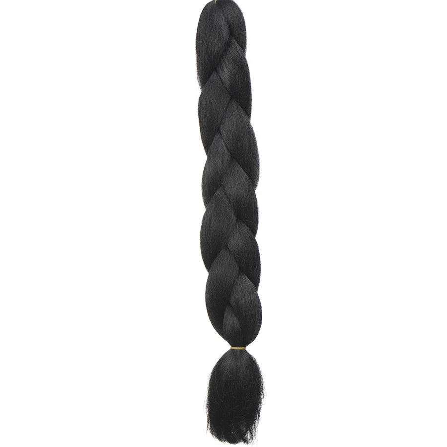 Chemical fiber hair wig, hooked needle hair African braid 24 inches long various options for daily wear