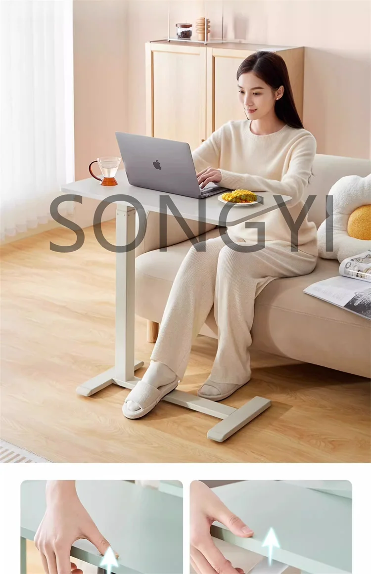 New Carefully Selected Bedside Table Lift Computer Table Home Desk Movable Side Table