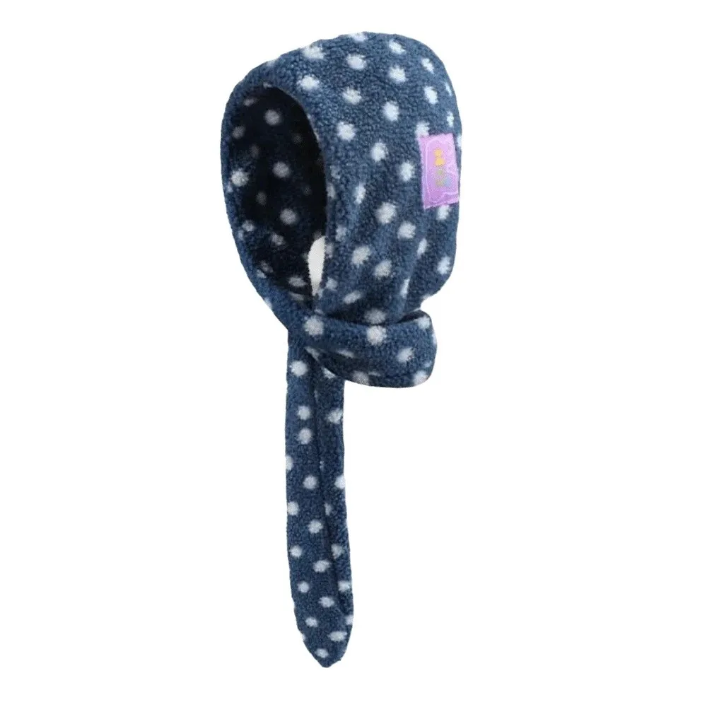 Integrated Design Hooded Scarf Hat Thermal Fabric Soft Fluffy Plush Balaclava Cap Pull On Windproof Fleece Hooded Scarf