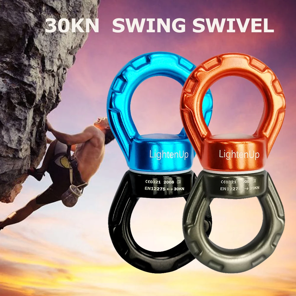 Rotating Connection Ring Universal Wheel Aerial Yoga Fixed Connector Upper Air Wheel Upper End Swivel Yoga Accessories ﻿30KN