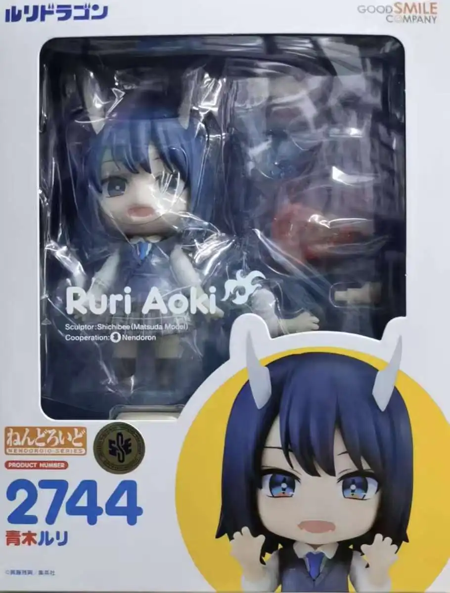 

++In Stock Original GSC Nendoron #2744 Ruri Dragon Aoki 10CM Anime Figures Mobile Toys Models 2025 New Products