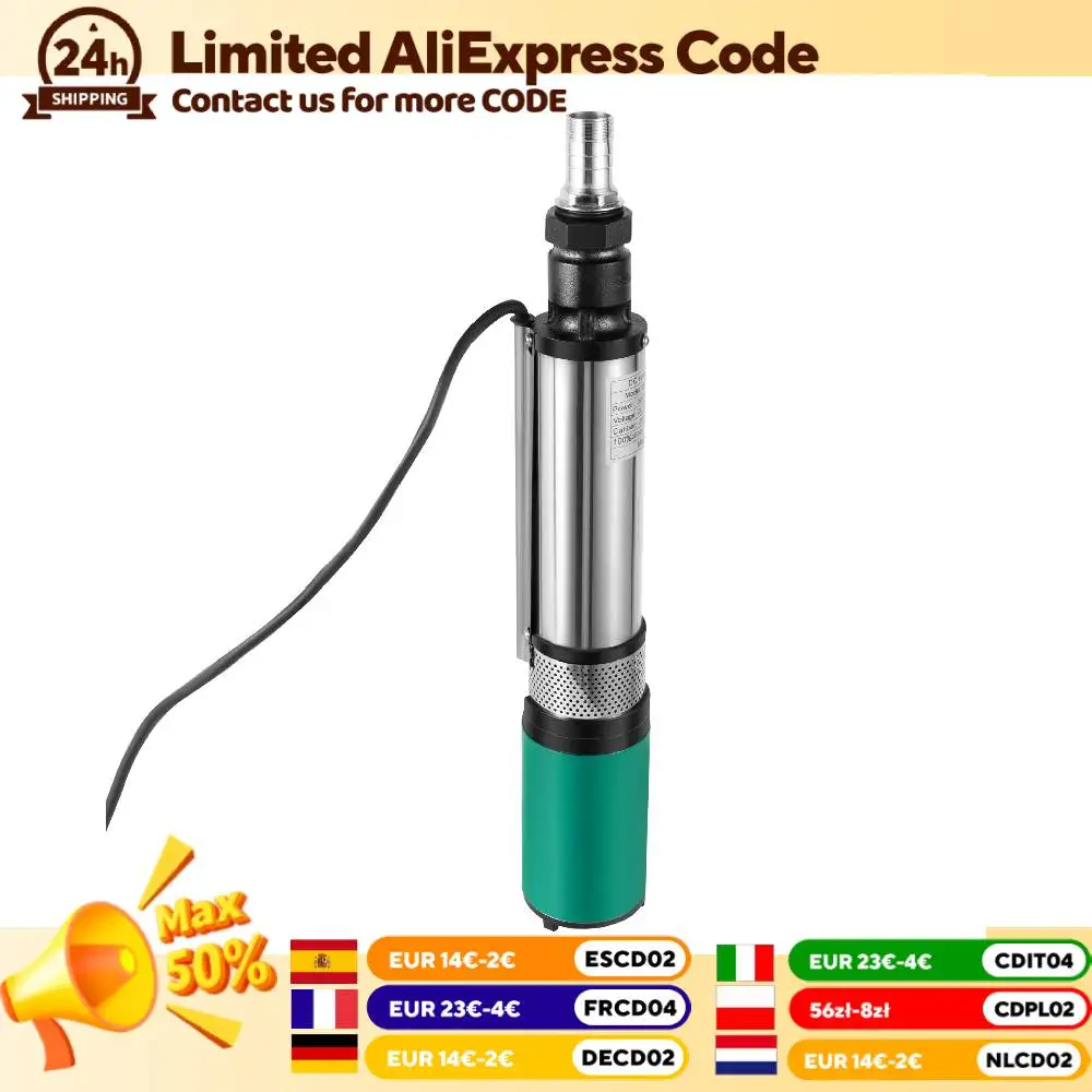 

320W Deep Well Pump 4500r/min Stable Water Flow Output Lift Water 82ft Garden Water Sources Water Supply Tools