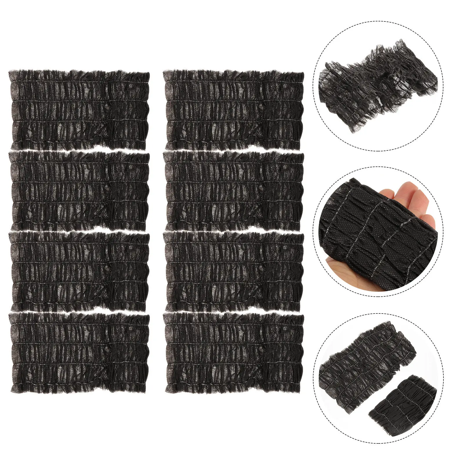 

100Pcs Disposable Skincare Headbands Elastic Facial Headband for Mask Application Shower Face Wash Salon Spa Women Breathable