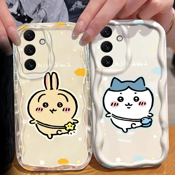 C-Chiikawas U-Usagis Cute For Samsung A55 A54 A53 A52 A35 A34 A33 A32 A25 A24 A23 A22 A21S A15 A13 A14 5G Wave Oil TPU