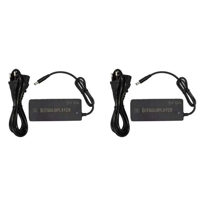 ABVO-2X For 5V 6A 30W DC Power Supply Adapter For Max,Ultra,Gamma,Nerdaxe Power Adapter EU PLUG