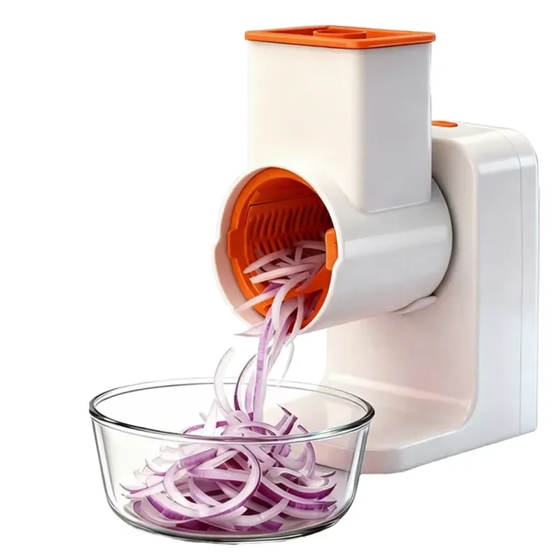 Electric Food Chopper 6 Blades 1500mAh Battery Vegetable Dicer Slicer for Salad Kitchen Tool CE Certified Smart Cutter Smart