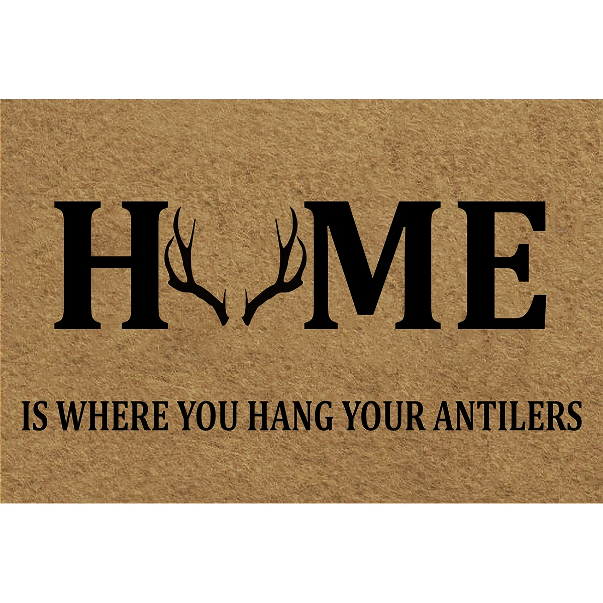 

Rubber Non-Slip Welcome Mat for Door, Entrance Rug, Floor Mat, Balcony Mat, Home Decor, Door Mat, Where You Hang Your Antlers