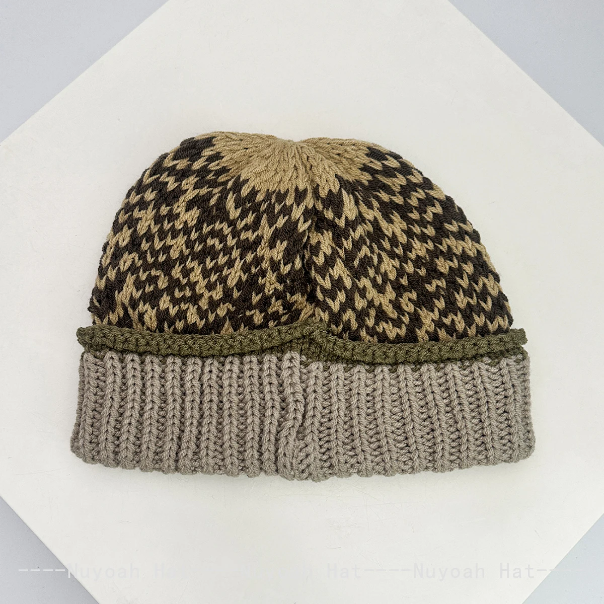 New Men Women Retro Patch Letters Color Block Knitted Hats Warm Fashion Outdoor Beanies Casual Versatile Fel Island Style ins