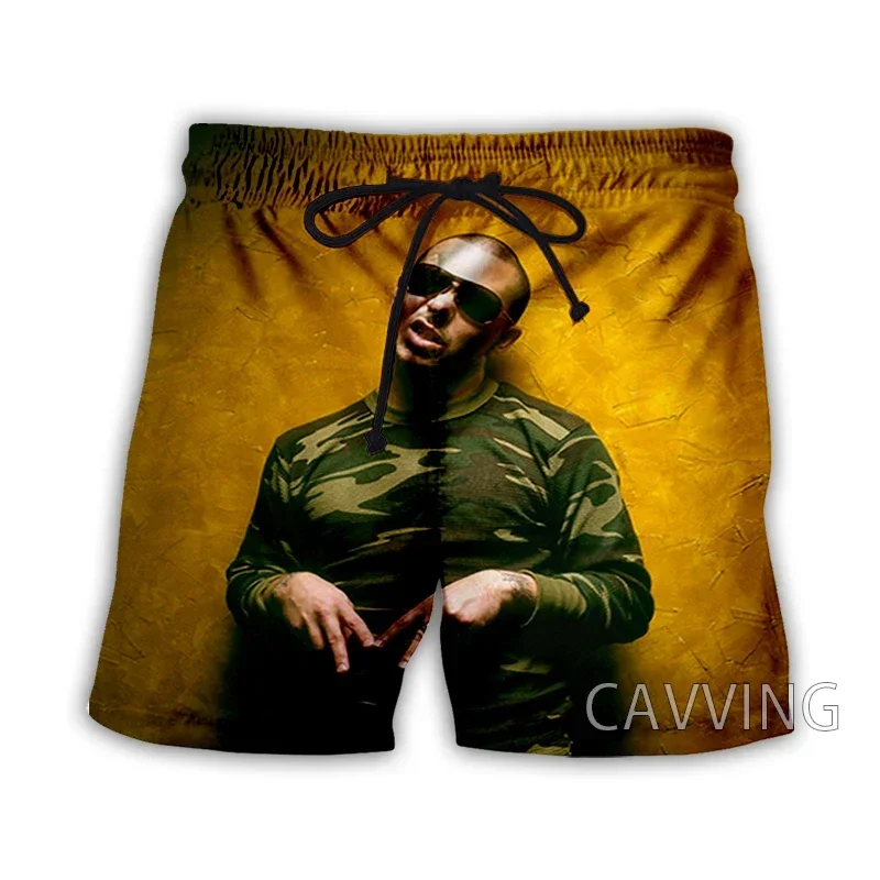 CAVVING 3D Printed  Rapper Pitbull  Summer Beach Shorts Streetwear Quick Dry Casual Shorts Sweat Shorts for Women/men