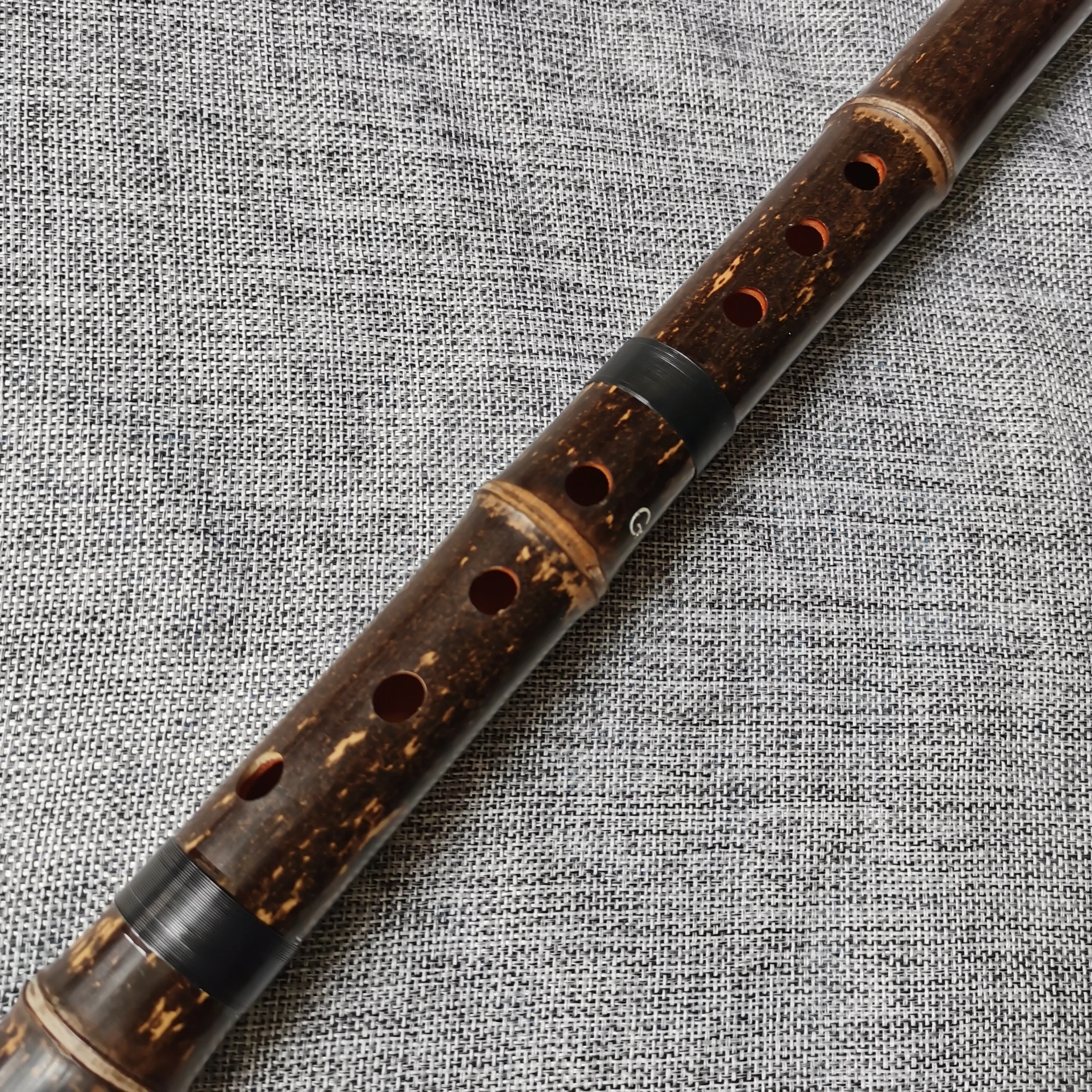 Two Sections professional performances of short Flute xiao, 8 holes or 6 holes, G/F key, purple bamboo Flute Xiao