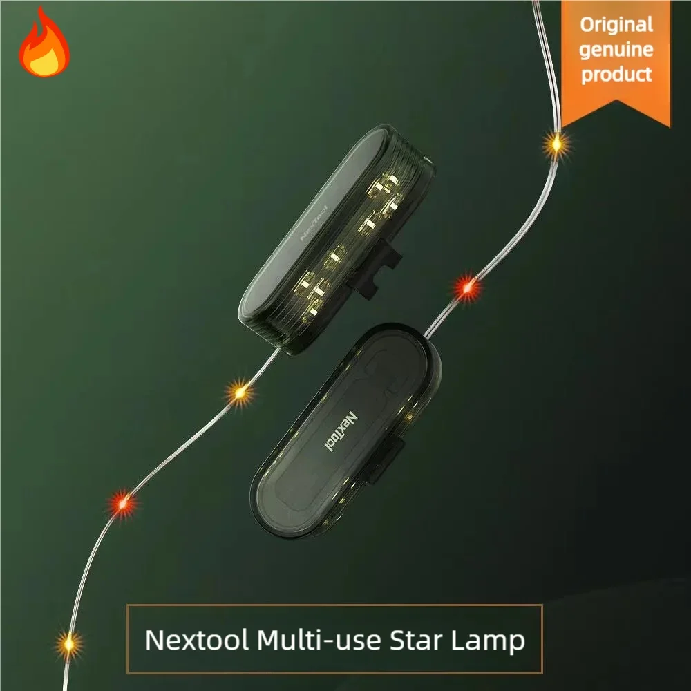 NEXTOOL Camping Light IPX4 Waterproof Rechargeable Mini Atmosphere Light Portable Emergency Signal Light 320mAh Camping Light