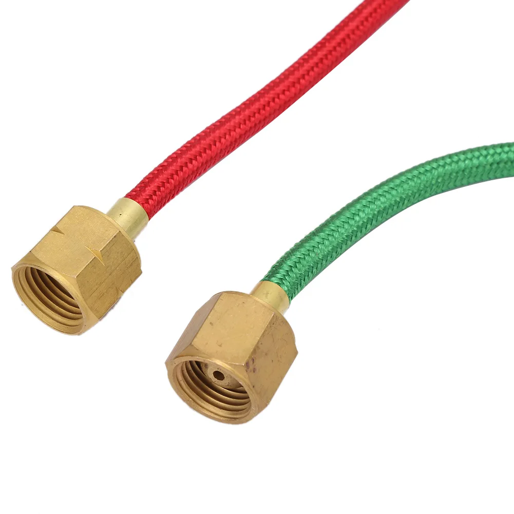 Mini Oxygen Gas Torch Acetylene Welding Soldering Gun Tool Kit 5Pcs Replaceable Tips