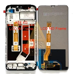 6.56'' Original For Oppo A38 4G LCD CPH2579 LCD Display Screen Frame+Touch Panel Digitizer For Oppo A18 4G CPH2591 Display