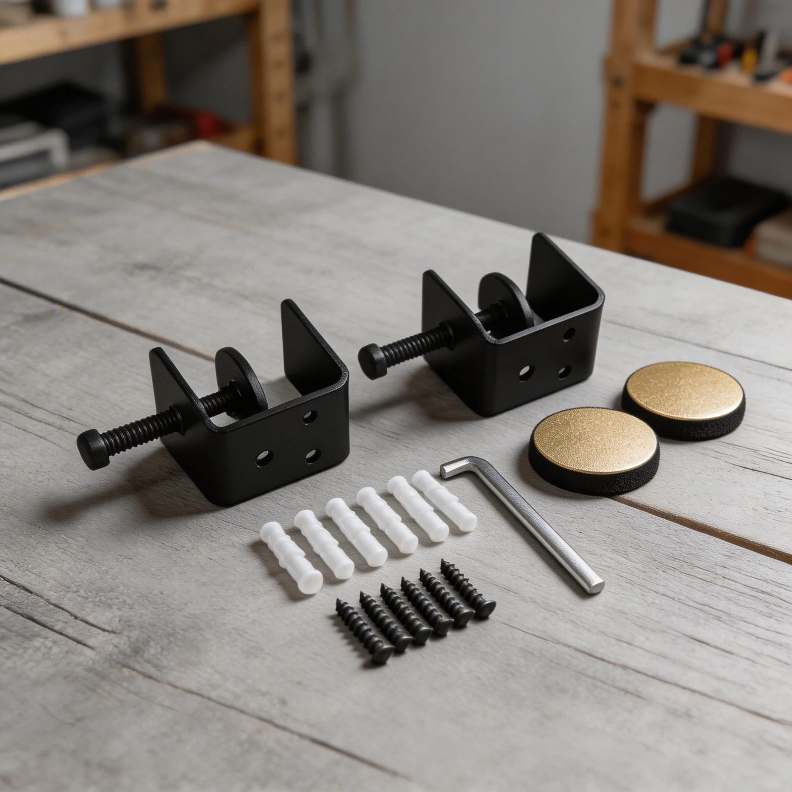 Adjustable Steel Shelf Brackets for Home Office and Retail Shelving Solutions with Maximum Load Capacity and Pre Drilled Holes