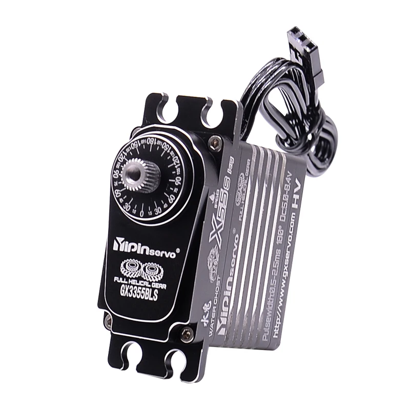 Bürstenloser digitaler Servo 50 kg 80 kg HV großes Drehmoment Stahl Metallgetriebe wasserdichter IPX8-Motor für RC-Car Xmaxx Crawler-Roboterteile – Detail 8