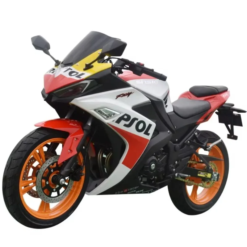 Image 4: Motocyclette de course à essence ZUIMI de haute qualité pour adultes, 200cc, vente en gros en Chine.