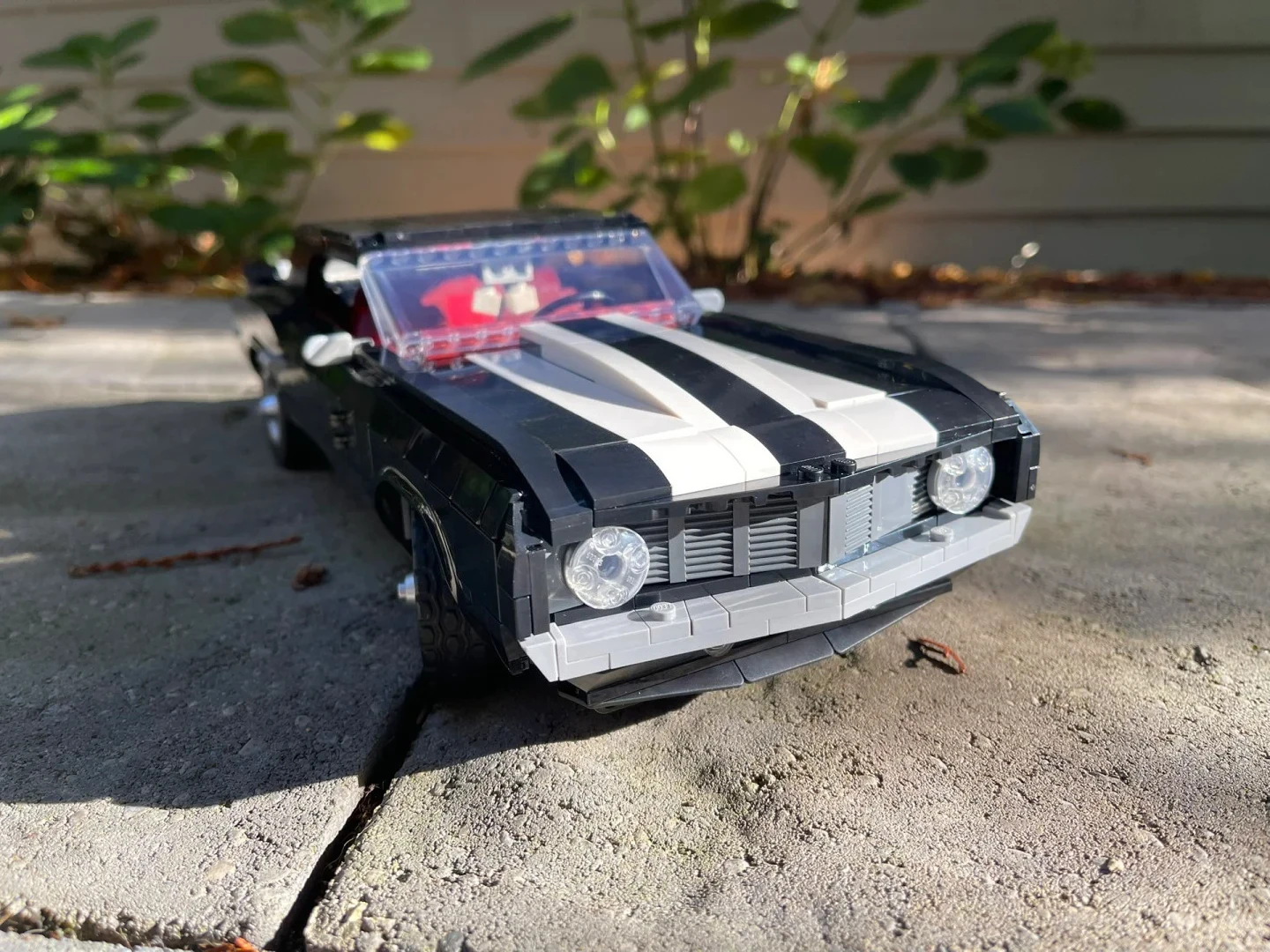 Czarny Retro Samochód Klasyczny Zestaw Klocków Kompatybilny z Lego Elementami 10304 Prezent na Boże Narodzenie