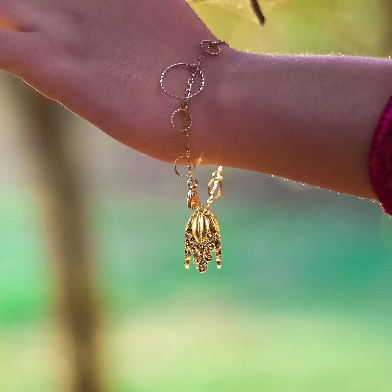 

5Pcs Alloy Flower Bead Caps Jewelry Making DIY Bracelet Necklace Spacer Beads Accessories Bead Caps DIY Supplies