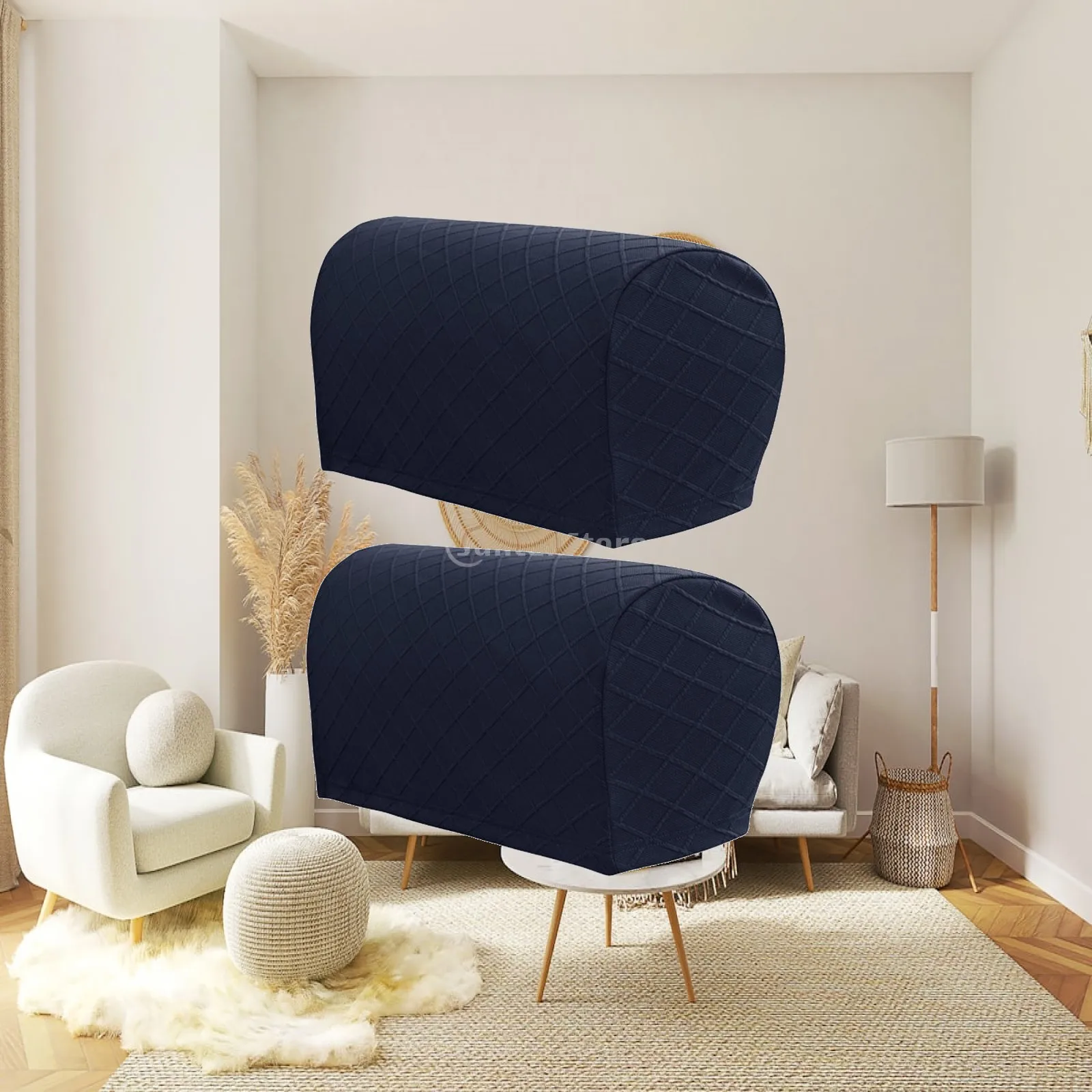 1 Pair Elastic Armrest Covers Furniture Protector Anti-Slip Armrest Covers