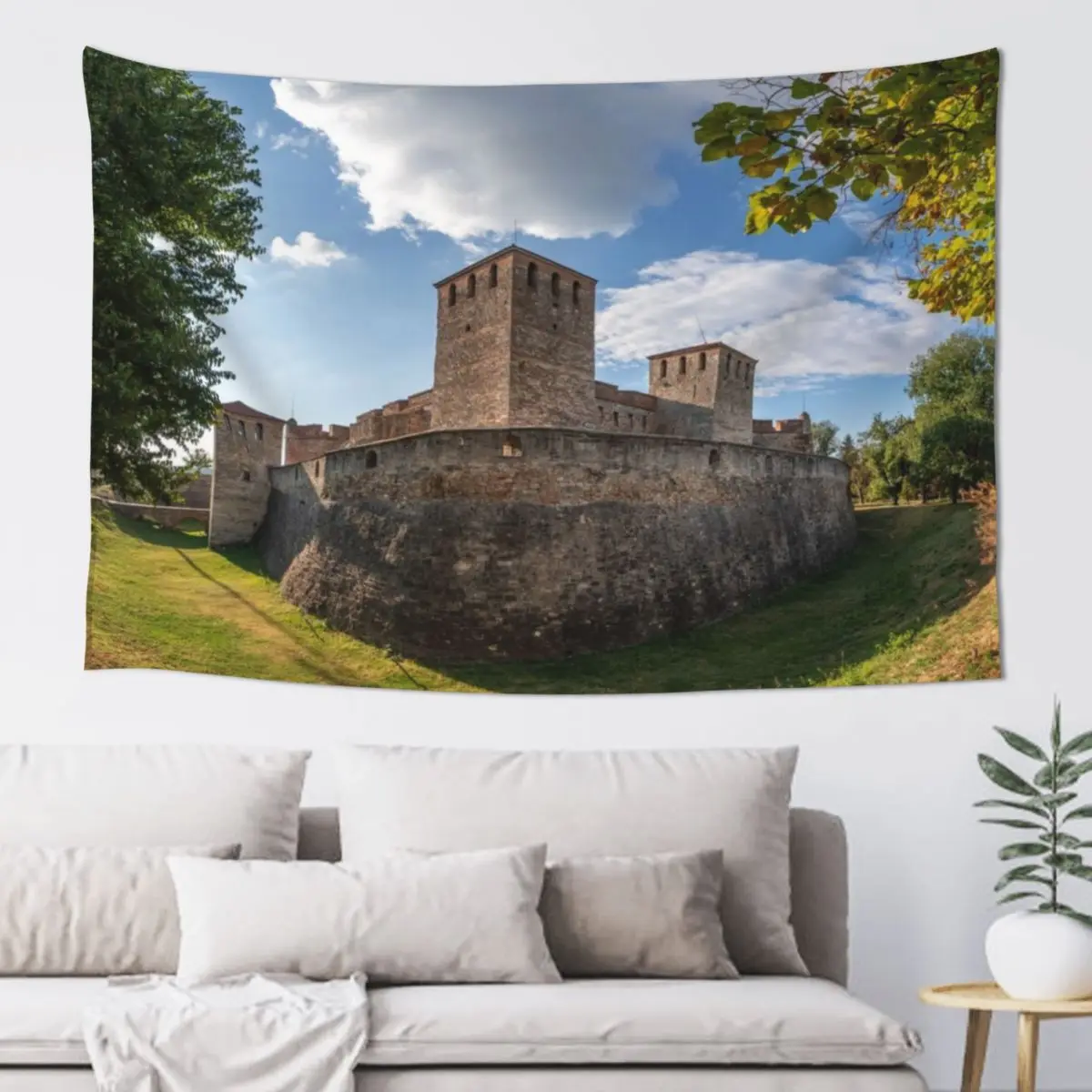 

Baba Vida fortress in Vidin, Bulgaria Tapestry Home Decorating Decoration Room Room Aesthetic Decor Tapestry