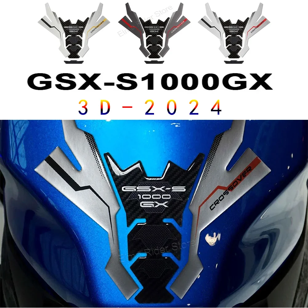 

For Suzuki GSX-S1000GX 2024 Limited Edition 3D Epoxy Resin Motorcycle Tank Pad Protection Sticker New Decorative Decal