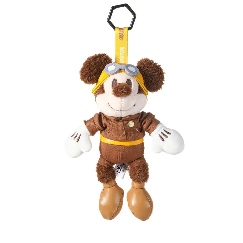 Disney mickey mouse brinquedos de pelúcia kawaii chaveiro criativo dos desenhos animados mochila casal pingente boneca amigos presente aniversário periférico