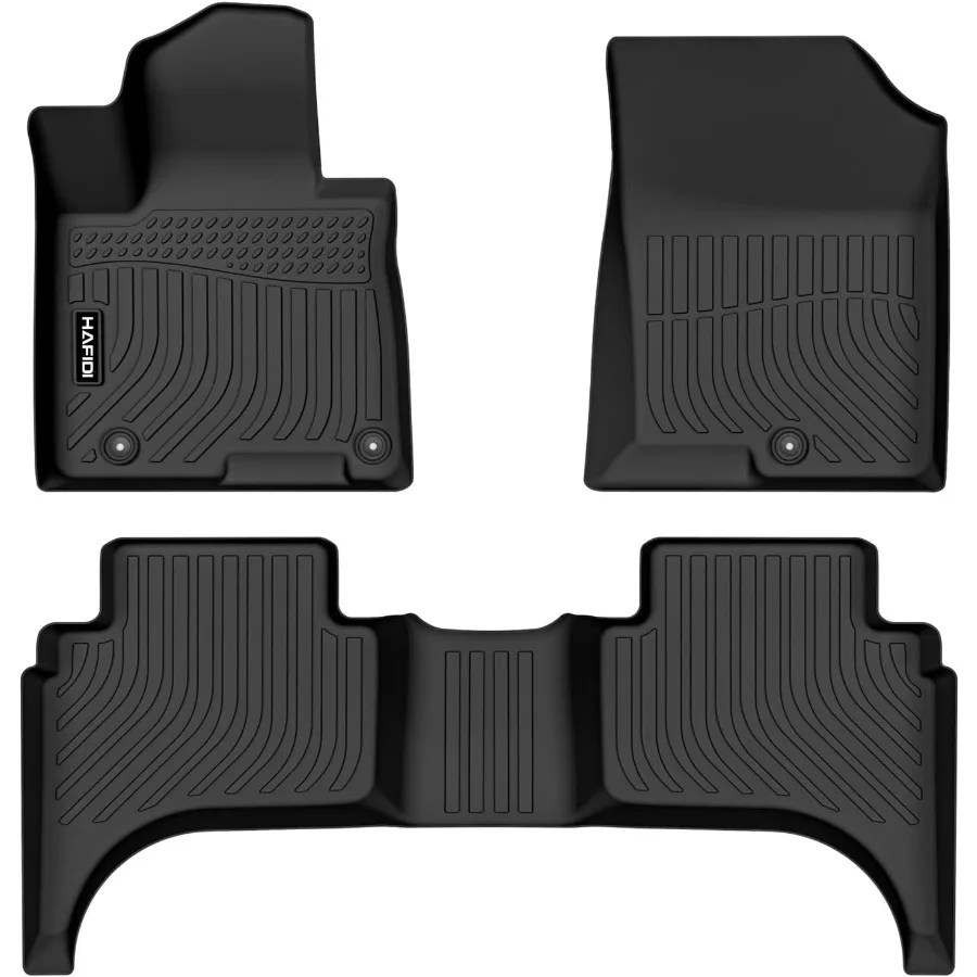 Floor Mats Fit for Santa Cruz 2022 2023 2024 2025 All Weather Protection TPE AntiSlip Automotive Floor Liners Fits 1st 2nd Row
