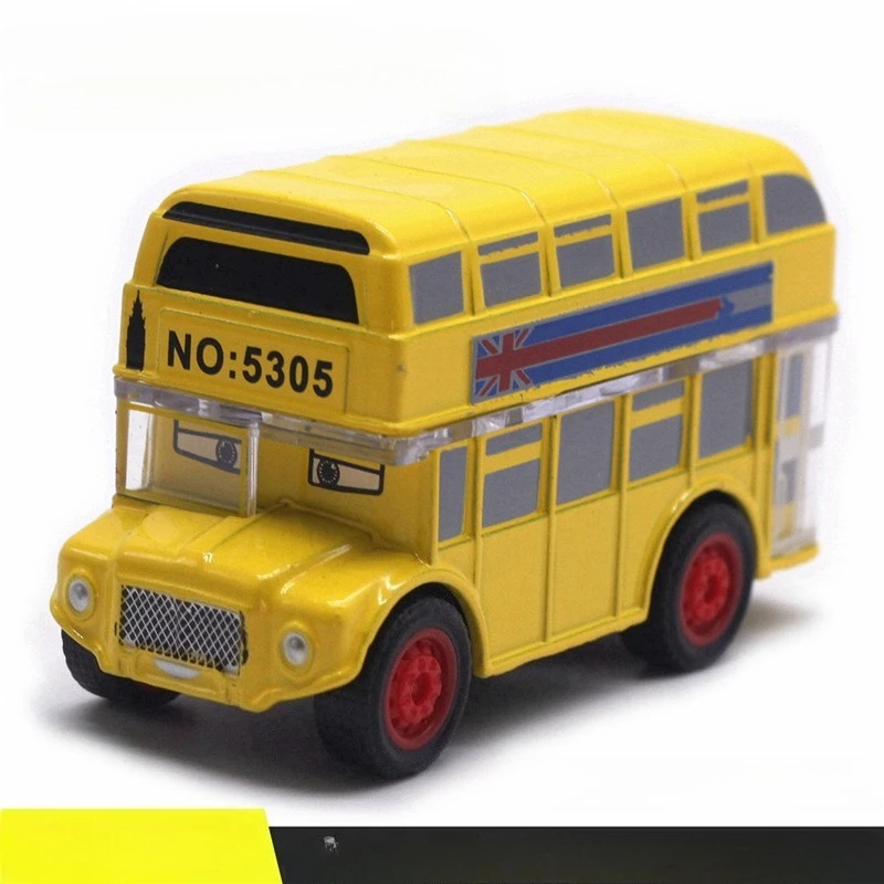 Cute Diecast Alloy Metal Car Bus Motor Tricycle Model Ornament Toy Gift