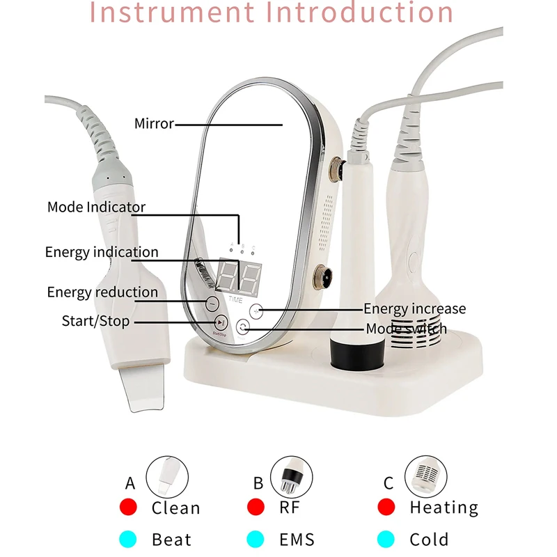 EMS جهاز تردد الراديو لجسم الوجه لشد الجلد وشد الوجه جهاز التجميل RF المهنية المنزل RF العناية بالبشرة مكافحة الشيخوخة #2