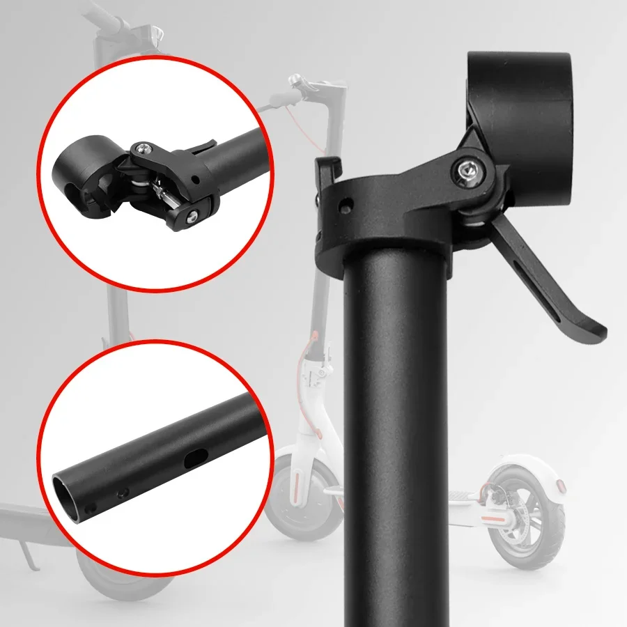 Folding Pole Base Lock Replacement Part for Xiaomi M365 Electric Scooter Aluminum Alloy Standpipe Folding Pole Stand Accessories