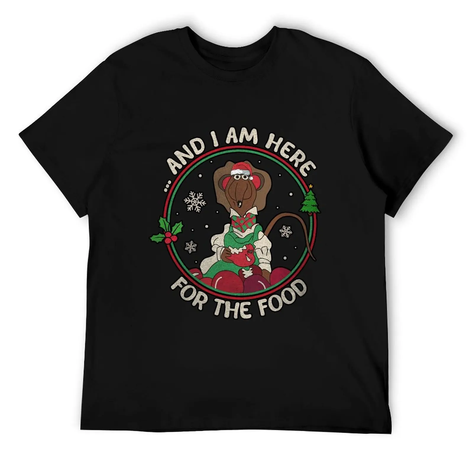 

And I Am Here For The Food Rizzo Muppet Christmas Carol Est 1992 Merry Christmas T-Shirt man t shirt summer T-Shirt