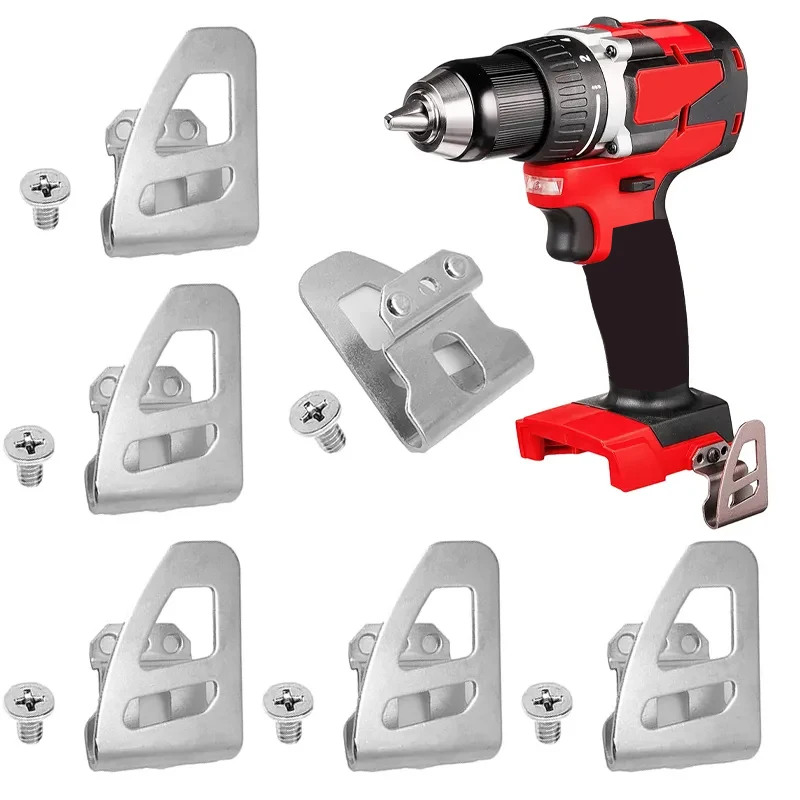 1/2/3PCS Electric Tool Belt Clip Hook with Screw for Milwaukee 18V Impact Wrench Driver Hammer Drill Power Tool Accessories