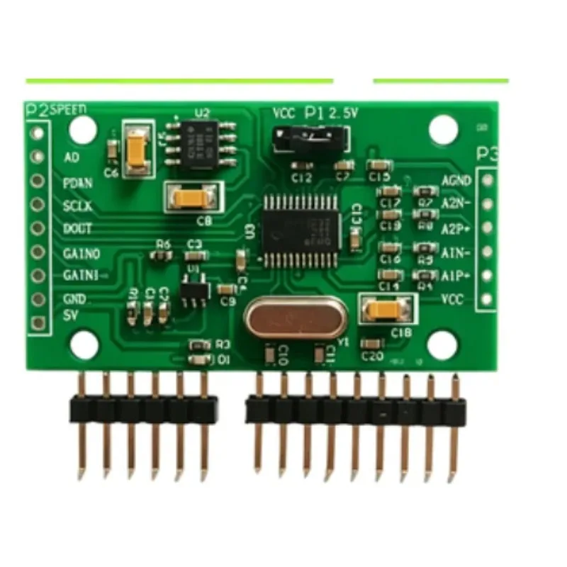 ads1232-モジュール、24-ビット-adc-変換、アナログ-デジタル変換、高精度-ad-取得、デュアルチャンネルデータ取得