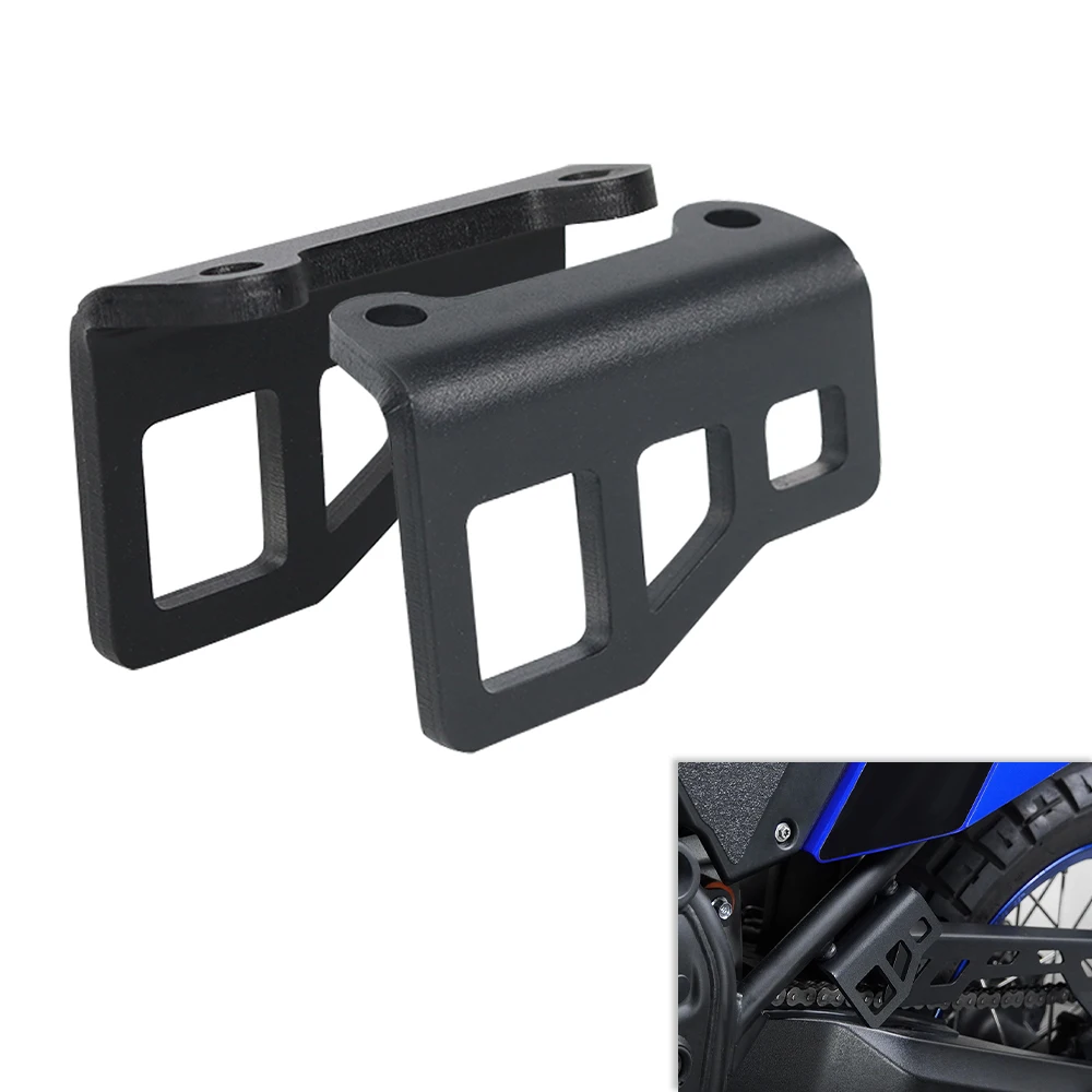 For Yamaha Tenere 700 XTZ690 2019-2024 Passenger Peg Hole Cover Rear Footpeg Block Off Plate Footpeg Blanking Plate hook bracke