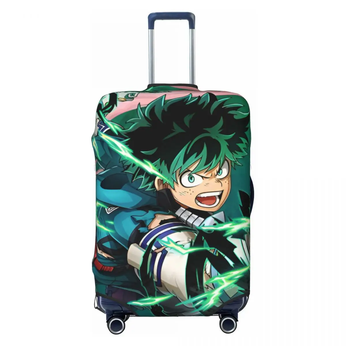 

Чехол для багажа Custom My H-Heros Academias, милый чехол в стиле комиксов с изображением огня, модный защитный чехол для чемодана, подходит для чемоданов 18-32 дюймов